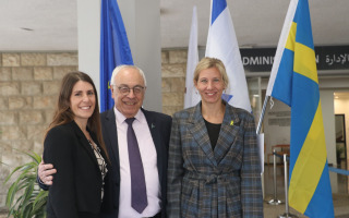 The Hebrew University was honored to welcome H.E. Ms. Alexandra Rydmark, Ambassador of Sweden to Israel