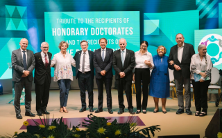 Hebrew University Awards 2024 Doctorates and Bublick Honors