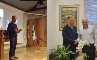 An Astronaut Visitor to HU’s Ein Kerem Campus