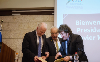 President of Argentina, Javier Milei, Visits Hebrew University and Highlights Strong ties with Israel