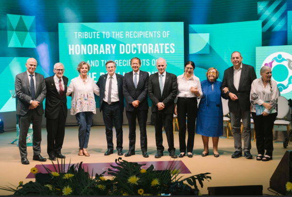 Hebrew University Awards 2024 Doctorates and Bublick Honors