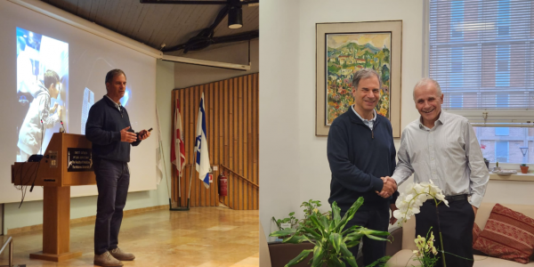 An Astronaut Visitor to HU’s Ein Kerem Campus
